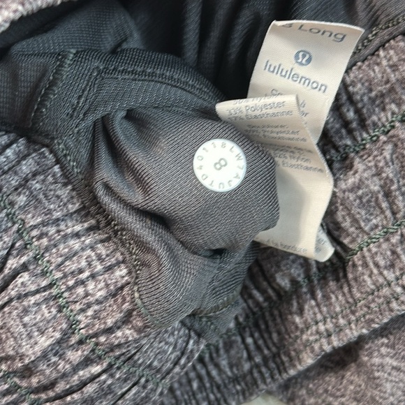 Lululemon Hotty Hot Short II *Long 4" Heather Lux Multi Black / Heathered Black - Picture 5 of 6